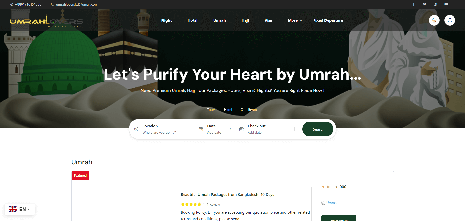 umrah lovers website