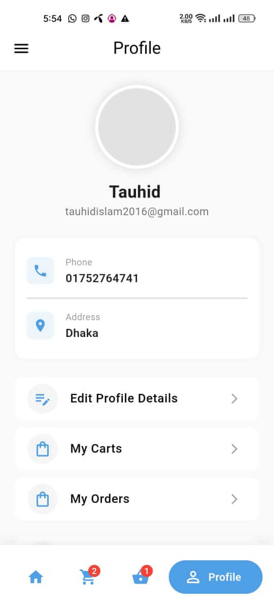app development for ecommerce